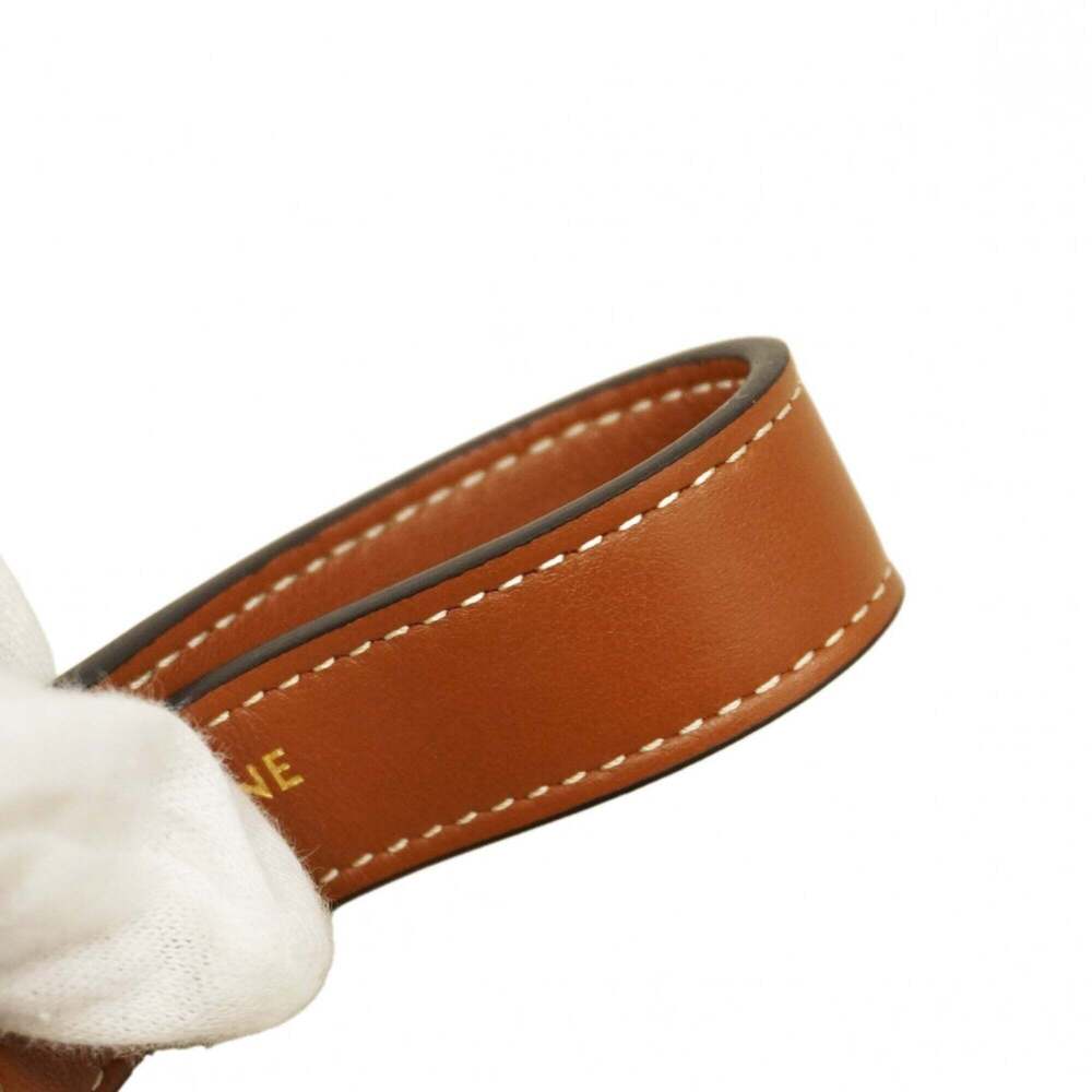 Celine Triomphe Medium AVA Leather Handbag, Brown, Women's - Picture 6 of 7